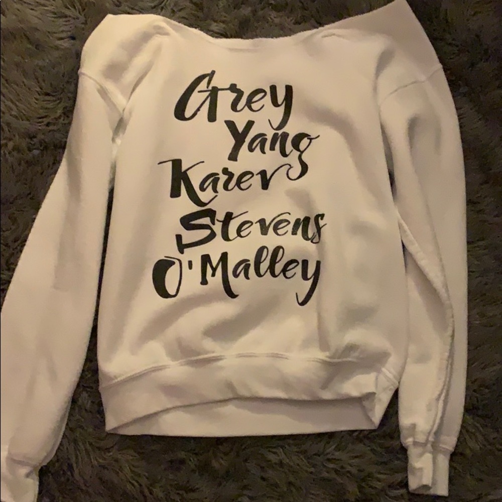 White Grey’s Anatomy Sweatshirt